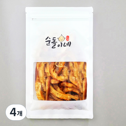 순돌이네 바베큐 페스츄리 오징어, 4개, 300g