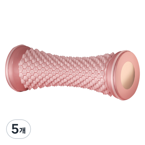 나홈 발 마사지 롤러 지압기 one size, 5개, 핑크