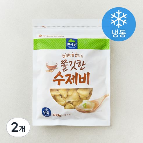 [로켓프레시] 면사랑 쫄깃한 수제비 (냉동)