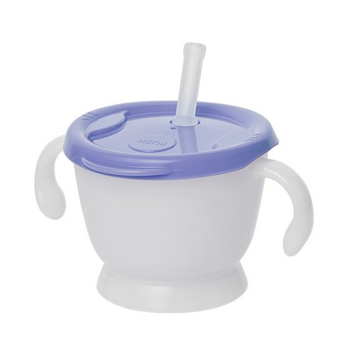 스카카 국내 제조 유아용 첫걸음 트레이닝 스트로우 머그 빨대컵, 150ml, 1개, 쿨블루