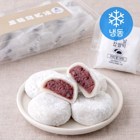[로켓프레시] 청사초롱 옛날 찹쌀떡 (냉동), 60g, 5개입, 1개