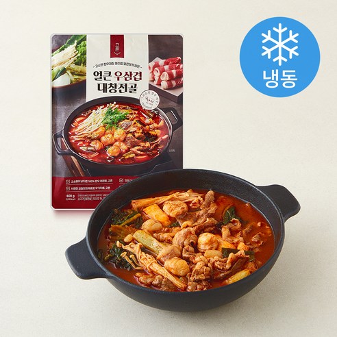 [로켓프레시] 고른 얼큰 우삼겹 대창전골 (냉동)