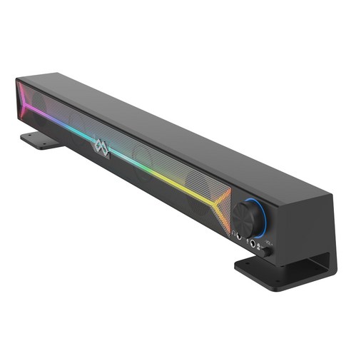 맥스틸 RGB 사운드바, GM-SB-200 PLUS, 블랙