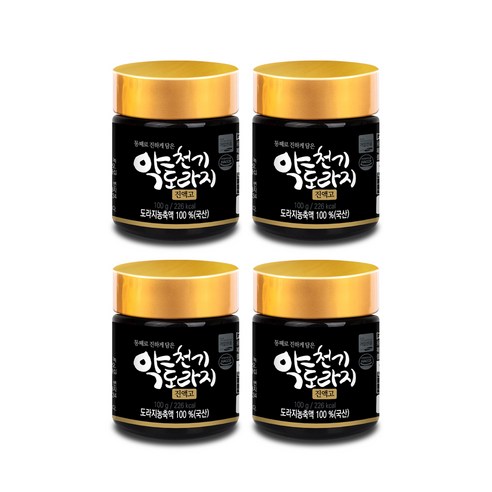 천기약도라지 진액고, 100g, 4개