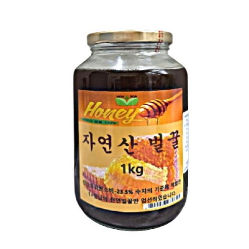 베트남 야생화 100% 자연산 벌꿀, 1개, 1kg