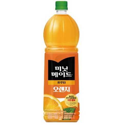 미닛메이드 오렌지, 1.5L, 4개