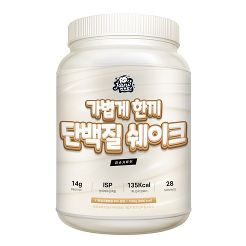 자니웨이 가볍게한끼 식사대용 단백질 쉐이크 곡물 미숫가루맛