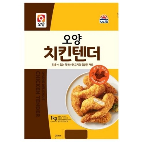 사조오양 치킨텐더, 1kg, 6개