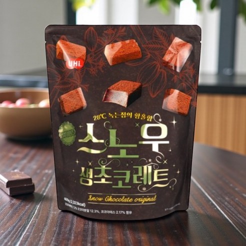 대용량초콜릿 스노우 생초코레트 오리지널 생초콜릿 초콜릿간식, 1개, 1g