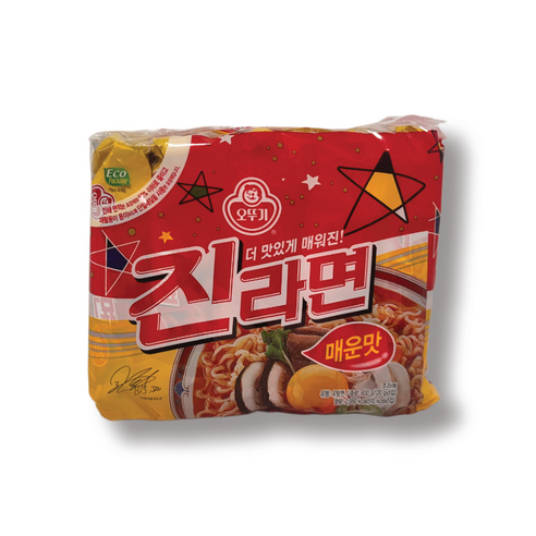 오뚜기 진라면 매운맛 120g, 5개