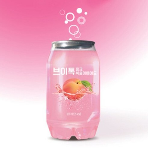 브이톡 핑크 복숭아 에이드 350ml 20개입
