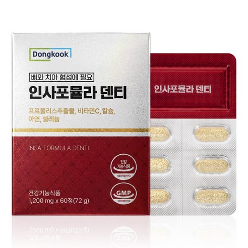 동국 인사포뮬라 덴티, 1개, 60정