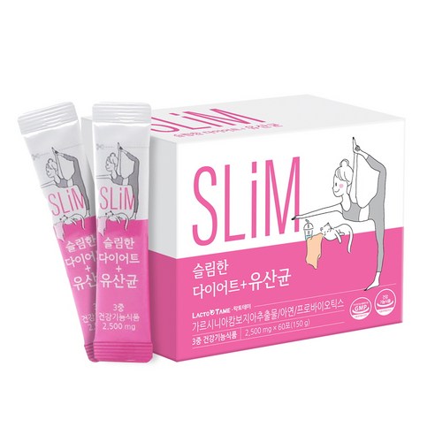 슬림한 다이어트유산균60포, 1박스