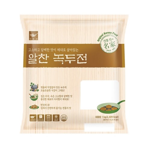 사옹원 알찬 녹두전 1kg (30g x 34ea)