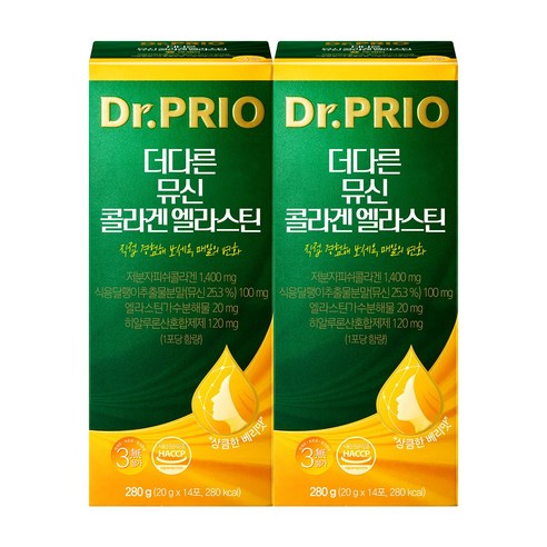 닥터프리오 더다른 뮤신 콜라겐 엘라스틴 14포