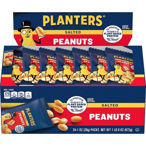 플랜터스 Planters 땅콩 솔티드 피넛 24팩