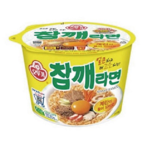 오뚜기 참깨라면 용기110g 12개, 12개