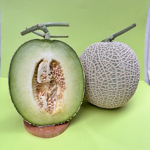산지직송 13브릭스 고당도 머스크메론, 1박스, 3kg(2수)