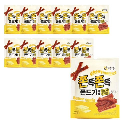 호음호음 쫀득쫀득 쫀드기 버터구이 오징어맛