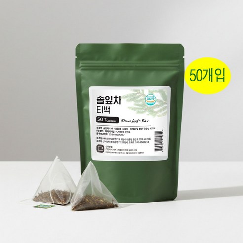 국산 솔잎차 소나무잎 티백 차
