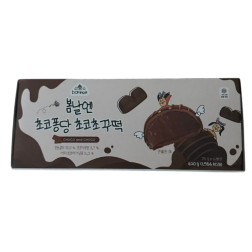 [여수언니] 봄날엔 초코퐁당 초코초꾸떡 (70 g x 6개입)