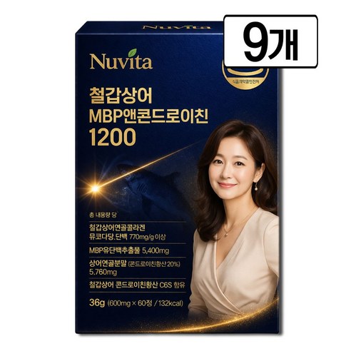 뉴비타 MBP 앤 콘드로이친 1200 [15개구매시 포사인 콘드로이친 1200 돼지연골 유래 사은품 증정]