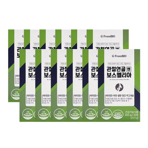 프롬바이오 관절연골엔 보스웰리아 30정 x 12박스