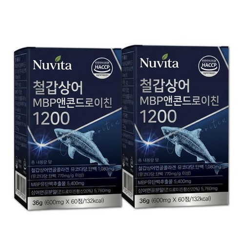 뉴비타 MBP 앤 콘드로이친 1200 [15개구매시 포사인 콘드로이친 1200 돼지연골 유래 사은품 증정]