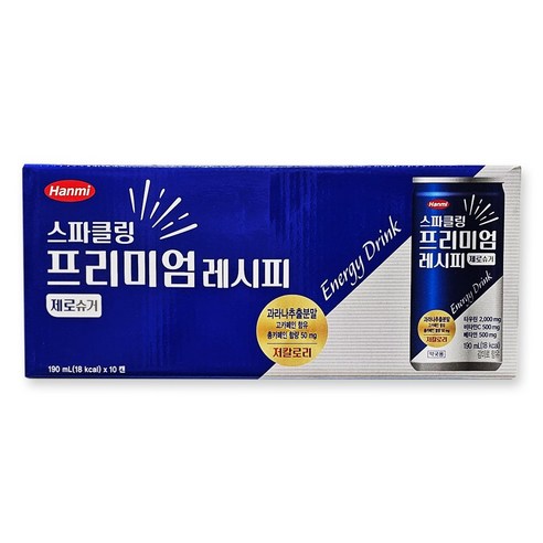 한미헬스 사이언스 스파클링 프리미엄 레시피 제로슈가 음료