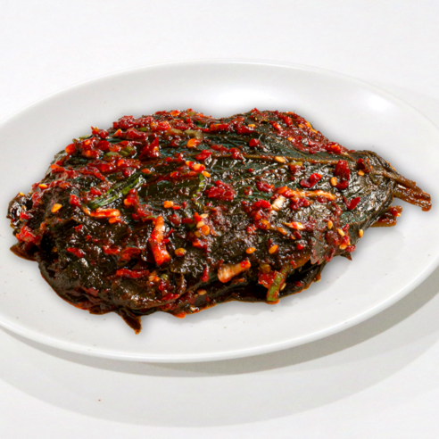동백찬 양념 깻잎무침 2kg 4kg 8kg 16kg 깻잎지 절임 밑반찬 대용량 업소용 식당, 4kg, 1개