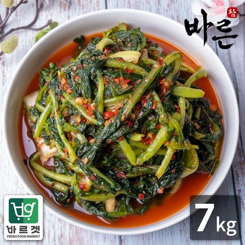 참바른김치 프리미엄 국내산 열무김치 7kg 바른재료 바른위생 바르겟, 7kg, 1개