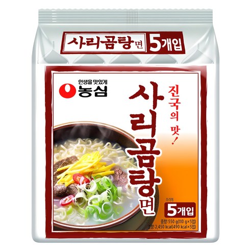농심 사리곰탕면 110g