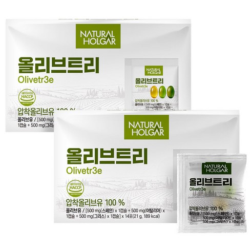 네츄럴올가 지중해 올리브오일 트리 캡슐 42캡슐