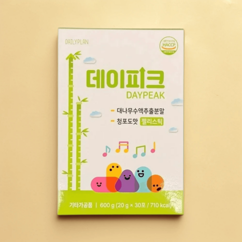 데일리플랜 데이피크 청포도맛 영양제 대용량, 1박스, 30정