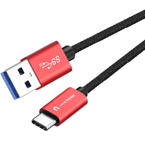 속도빠른 안드로이드오토 케이블 C타입 고속 충전 데이터 케이블 USB3.2 Gen2 A TO C, 랜덤, 50cm, 1개