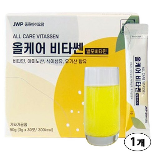 올케어 비타쎈 발포 비타민 무설탕  물에 타먹는 스틱 분말