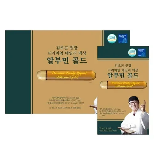 김오곤 마시는 알부민 Q 부모님선물 고함량 피로회복 액상 영양제 한박스 30스틱+쇼핑백포함 명절특가