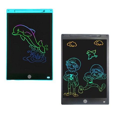 LCD 컬러 메모패드 전자노트 그림그리기 전자칠판 드로잉 스마트 스케치 그림판 자석보드, 1개