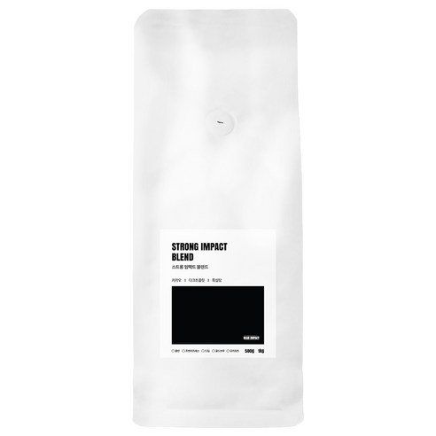 빈임팩트 스트롱 임팩트 블렌딩 원두 당일로스팅, 1kg, 1개, 더치
