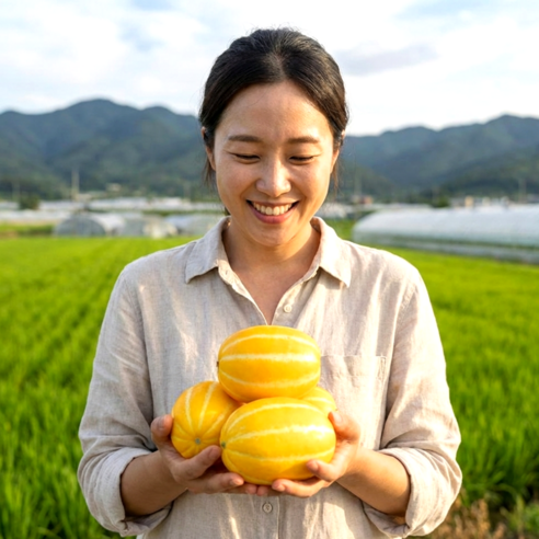 [다정한과일] 품질보장 고당도 성주 참외 로얄과 (특품/가정용), 1박스, (가정용) 로얄과 5kg
