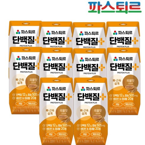 (대영) 파스퇴르 단백질 플러스 곡물맛 프로틴음료