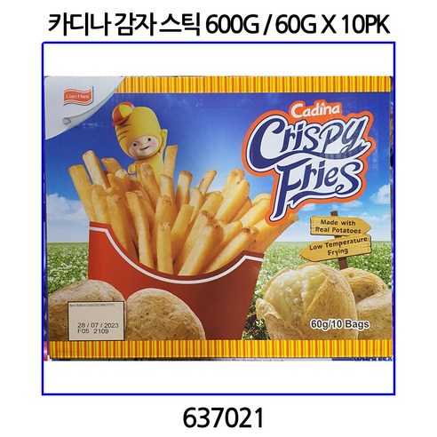 Cadina감자스틱600g(60g X 10입)