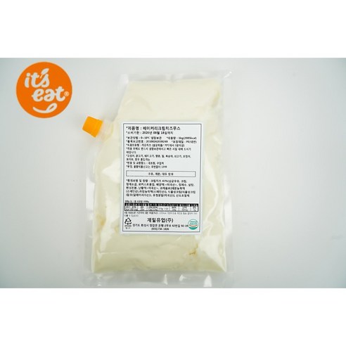 베이커리 크림치즈무스 1kg 베이글 디저트 베이킹용 냉장 크림무스 필링
