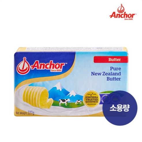 앵커버터 (무가염 - 나트륨 함유제품) [원산지:뉴질랜드], 40개, 227g