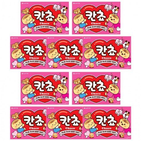 롯데 칸쵸 대용량 196g x 10개, 196g, 10개