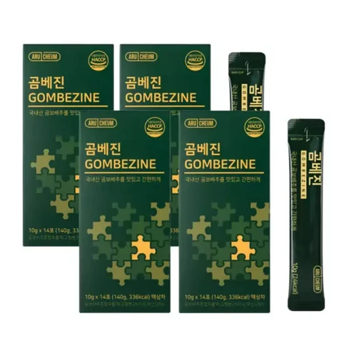 곰보배추시럽 곰베진 국내산 곰보배추 진액 어린이 14포, 4개