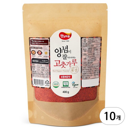 햇님마을 양념이 잘 어우러지는 국산 고춧가루 보통매운맛
