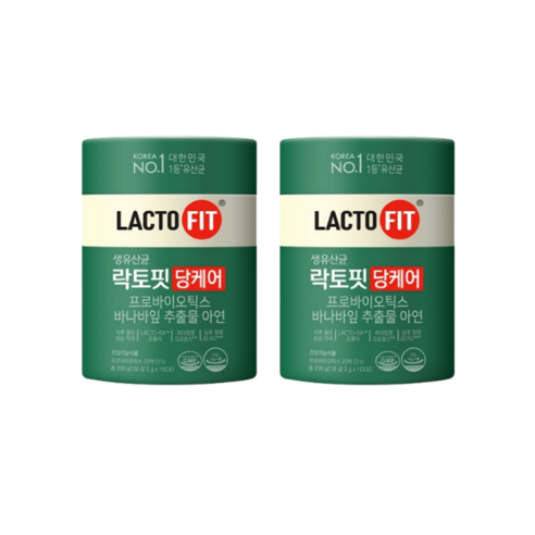 락토핏 당케어 100포 장건강 PBS유산균 혈당케어 혈당유산균 2통