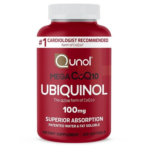 큐놀 메가 코큐텐 유비퀴놀 100mg 소프트젤 100정