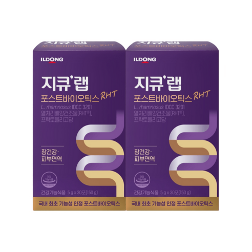 지큐랩 포스트바이오틱스 알에이치티 5g 30포입 2개 장건강 쾌변 피부면역